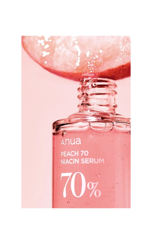 Anua Ampule Serum 30ml Peach 70 Niacinamide Serum 44061836509462